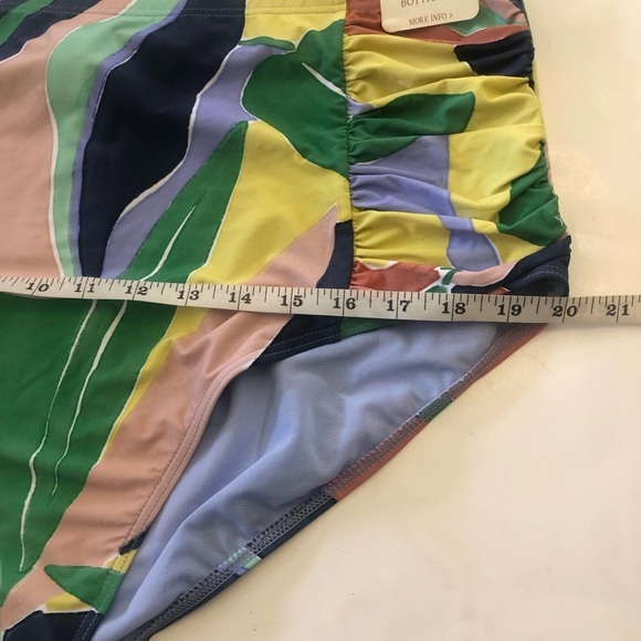 Artesands L’avana Botticelli Colorful High Waist Swim Bikini Bottoms Plus SZ 18 - Picture 10 of 12